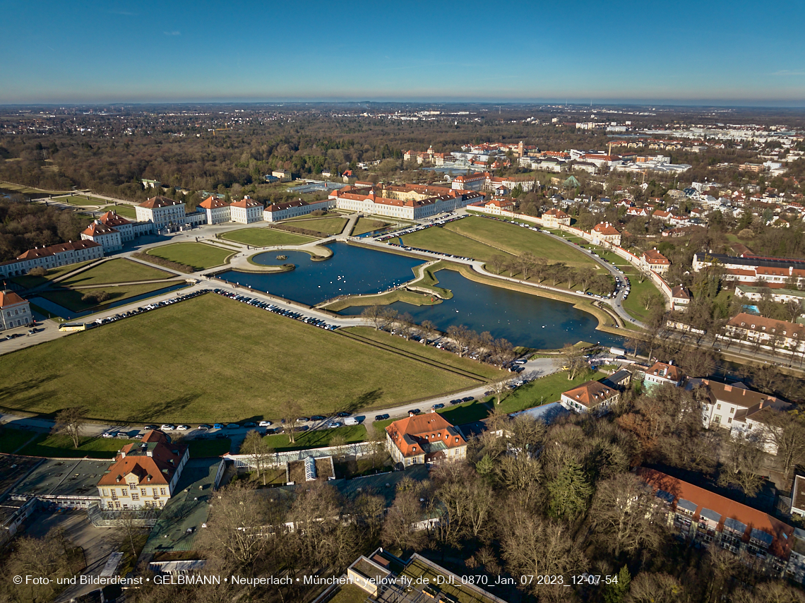 07.01.2023 - Umgebung vom Schloß Nymphenburg